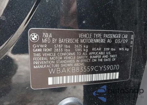 WBAKB83559CY59070